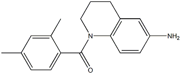 1-[(2,4-dimethylphenyl)carbonyl]-1,2,3,4-tetrahydroquinolin-6-amine Struktur