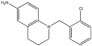 1-[(2-chlorophenyl)methyl]-1,2,3,4-tetrahydroquinolin-6-amine Struktur