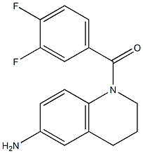 1-[(3,4-difluorophenyl)carbonyl]-1,2,3,4-tetrahydroquinolin-6-amine Struktur