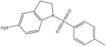 1-[(4-methylbenzene)sulfonyl]-2,3-dihydro-1H-indol-5-amine Struktur