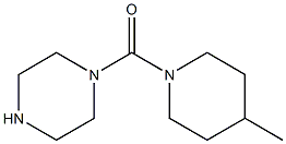 1-[(4-methylpiperidin-1-yl)carbonyl]piperazine Struktur