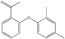 1-[2-(2,4-dimethylphenoxy)phenyl]ethan-1-one Struktur