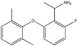 1-[2-(2,6-dimethylphenoxy)-6-fluorophenyl]ethan-1-amine Struktur