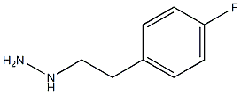 1-[2-(4-fluorophenyl)ethyl]hydrazine Struktur