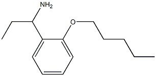 1-[2-(pentyloxy)phenyl]propan-1-amine Struktur