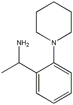 1-[2-(piperidin-1-yl)phenyl]ethan-1-amine Struktur