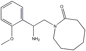 1-[2-amino-2-(2-methoxyphenyl)ethyl]azocan-2-one Struktur