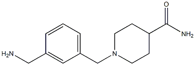 1-[3-(aminomethyl)benzyl]piperidine-4-carboxamide Struktur