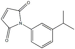 1-[3-(propan-2-yl)phenyl]-2,5-dihydro-1H-pyrrole-2,5-dione Struktur