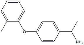 1-[4-(2-methylphenoxy)phenyl]ethan-1-amine Struktur