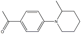 1-[4-(2-methylpiperidin-1-yl)phenyl]ethan-1-one Struktur