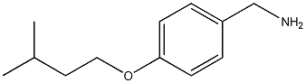 1-[4-(3-methylbutoxy)phenyl]methanamine Struktur