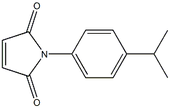 1-[4-(propan-2-yl)phenyl]-2,5-dihydro-1H-pyrrole-2,5-dione Struktur