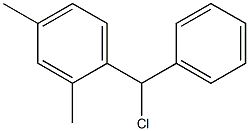 1-[chloro(phenyl)methyl]-2,4-dimethylbenzene Struktur