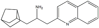 1-{bicyclo[2.2.1]heptan-2-yl}-3-(quinolin-2-yl)propan-2-amine Struktur