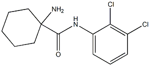 1-amino-N-(2,3-dichlorophenyl)cyclohexane-1-carboxamide Struktur