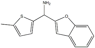 1-benzofuran-2-yl(5-methylthiophen-2-yl)methanamine Struktur