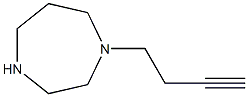 1-but-3-ynyl-1,4-diazepane Struktur