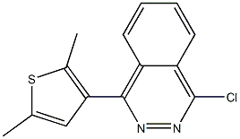 1-chloro-4-(2,5-dimethylthiophen-3-yl)phthalazine Struktur