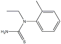 1-ethyl-1-(2-methylphenyl)thiourea Struktur