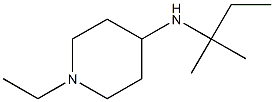 1-ethyl-N-(2-methylbutan-2-yl)piperidin-4-amine Struktur