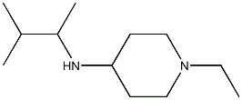 1-ethyl-N-(3-methylbutan-2-yl)piperidin-4-amine Struktur