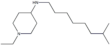 1-ethyl-N-(7-methyloctyl)piperidin-4-amine Struktur