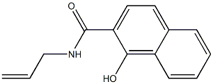 1-hydroxy-N-(prop-2-en-1-yl)naphthalene-2-carboxamide Struktur