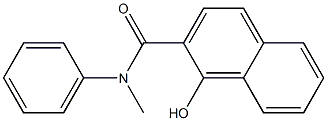 1-hydroxy-N-methyl-N-phenylnaphthalene-2-carboxamide Struktur