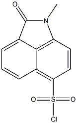 1-methyl-2-oxo-1,2-dihydrobenzo[cd]indole-6-sulfonyl chloride Struktur