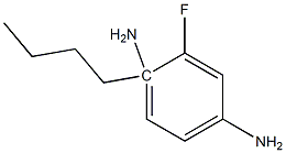 1-N-butyl-2-fluorobenzene-1,4-diamine Struktur