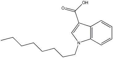 1-octyl-1H-indole-3-carboxylic acid Struktur