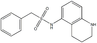 1-phenyl-N-(1,2,3,4-tetrahydroquinolin-5-yl)methanesulfonamide Struktur