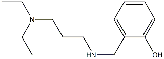 2-({[3-(diethylamino)propyl]amino}methyl)phenol Struktur