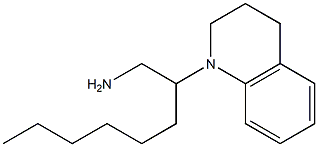 2-(1,2,3,4-tetrahydroquinolin-1-yl)octan-1-amine Struktur