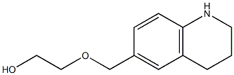 2-(1,2,3,4-tetrahydroquinolin-6-ylmethoxy)ethan-1-ol Struktur