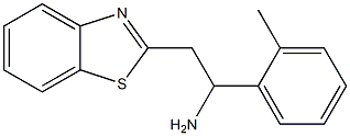 2-(1,3-benzothiazol-2-yl)-1-(2-methylphenyl)ethan-1-amine Struktur