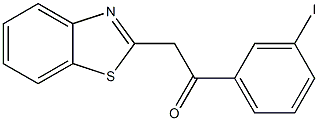 2-(1,3-benzothiazol-2-yl)-1-(3-iodophenyl)ethan-1-one Struktur