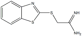 2-(1,3-benzothiazol-2-ylsulfanyl)ethanimidamide Struktur