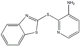 2-(1,3-benzothiazol-2-ylsulfanyl)pyridin-3-amine Struktur