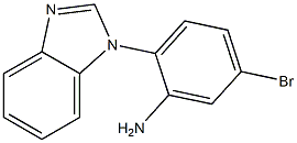 2-(1H-benzimidazol-1-yl)-5-bromoaniline Struktur