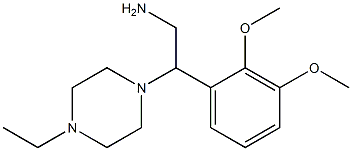 2-(2,3-dimethoxyphenyl)-2-(4-ethylpiperazin-1-yl)ethanamine Struktur