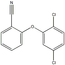 2-(2,5-dichlorophenoxy)benzonitrile Struktur