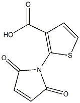 2-(2,5-dioxo-2,5-dihydro-1H-pyrrol-1-yl)thiophene-3-carboxylic acid Struktur