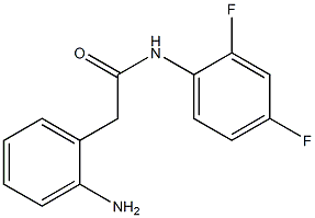 2-(2-aminophenyl)-N-(2,4-difluorophenyl)acetamide Struktur