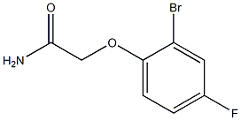 2-(2-bromo-4-fluorophenoxy)acetamide Struktur