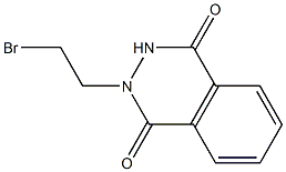 2-(2-bromoethyl)-2,3-dihydrophthalazine-1,4-dione Struktur