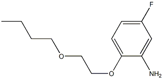 2-(2-butoxyethoxy)-5-fluoroaniline Struktur