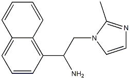 2-(2-methyl-1H-imidazol-1-yl)-1-(1-naphthyl)ethanamine Struktur