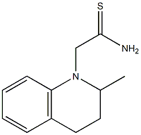 2-(2-methyl-3,4-dihydroquinolin-1(2H)-yl)ethanethioamide Struktur